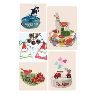 i-crafter Box Pop Scrapbook Card Making Die 5 sets NEW